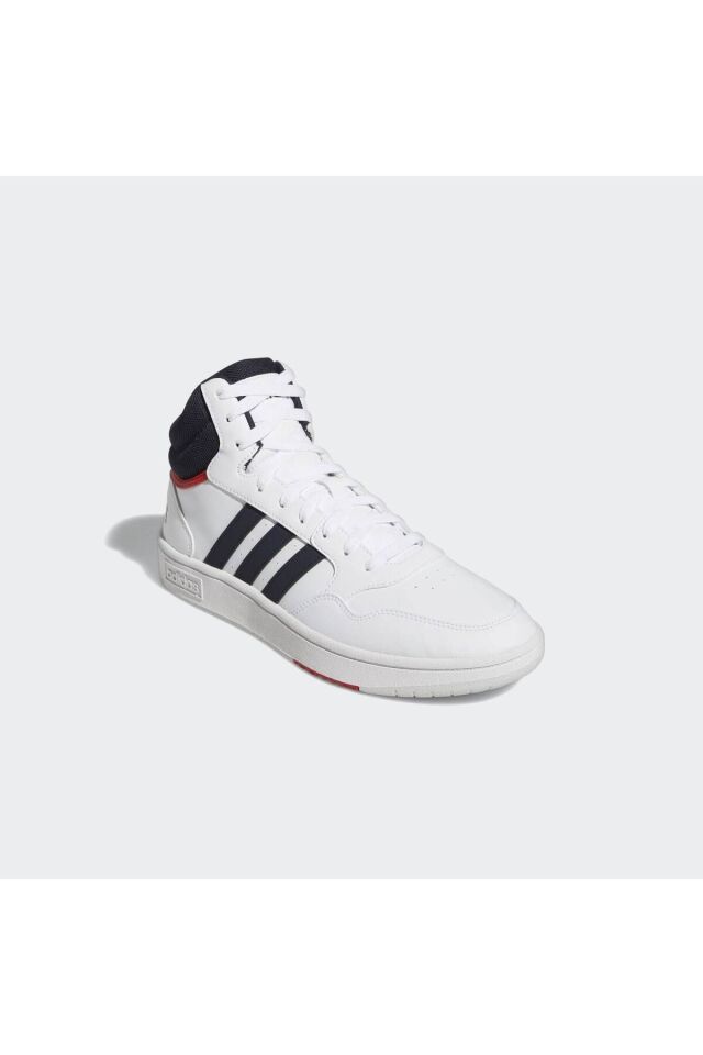 Hoops 3.0 Mid Lifestyle Basketball Classic Vintage Ayakkabı Cloud White / Legend Ink / Viv - 42 2/3