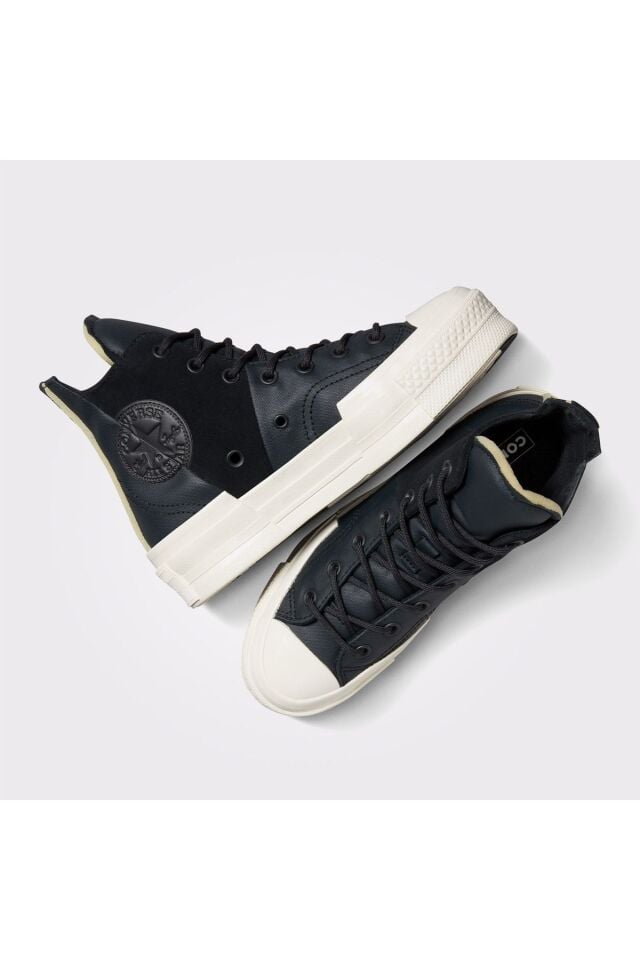 Chuck 70 Plus Mixed Material Unisex Siyah Sneaker