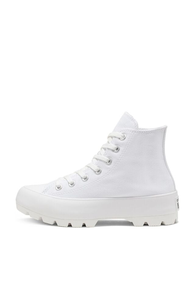 Chuck Taylor All Star Lugged Hi Kadın Beyaz Sneaker