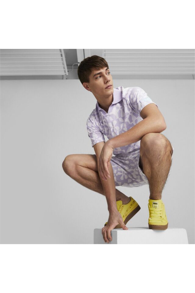 Suede SPONGEBOB Ayakkabı Lucent Yellow-Citronelle - 40