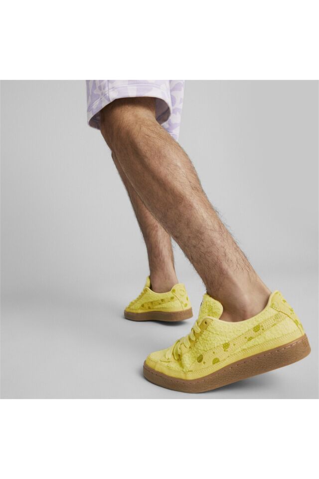 Suede SPONGEBOB Ayakkabı Lucent Yellow-Citronelle - 40