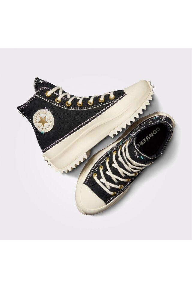 Run Star Hike Unisex Siyah Platform Sneaker