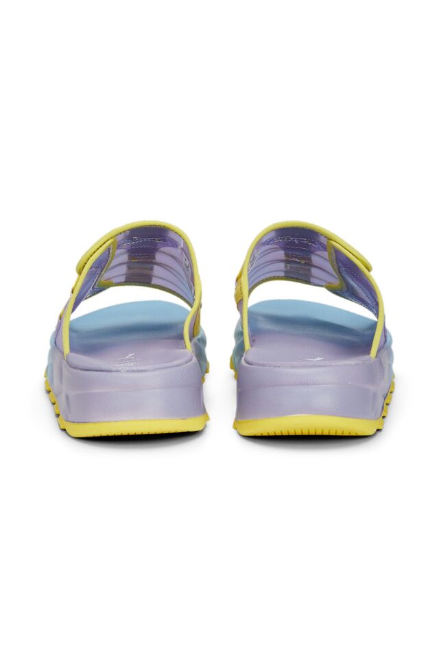 RS-Slide SPONGEBOB Ayakkabı Vivid Violet-Lucent Yellow-Hero Blue - 37