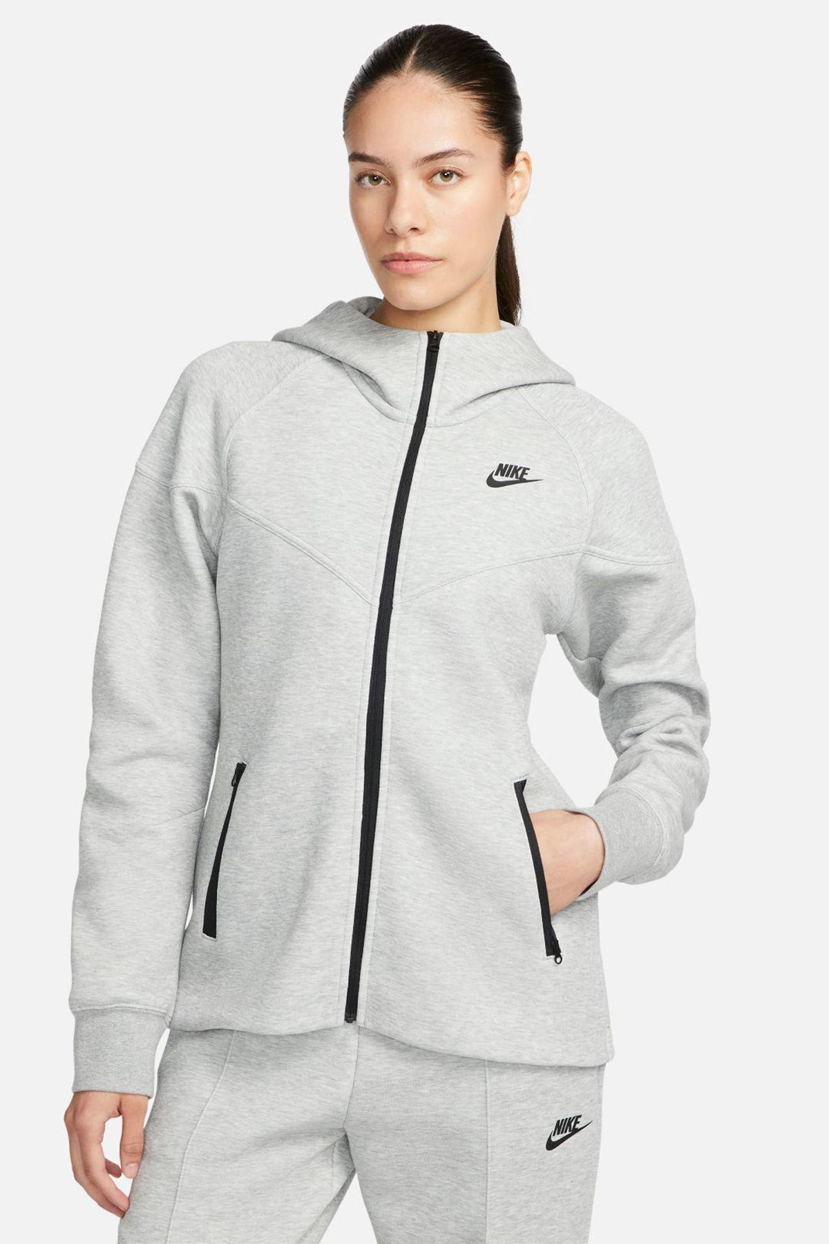 Sportswear Tech Fleece Kadın Gri Sweatshirt Fb8338-063