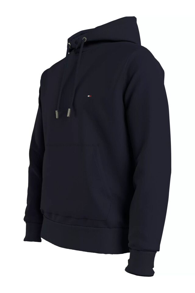 Erkek Classic Flag Kapüşonlu  Sweatshirt-Lacivert