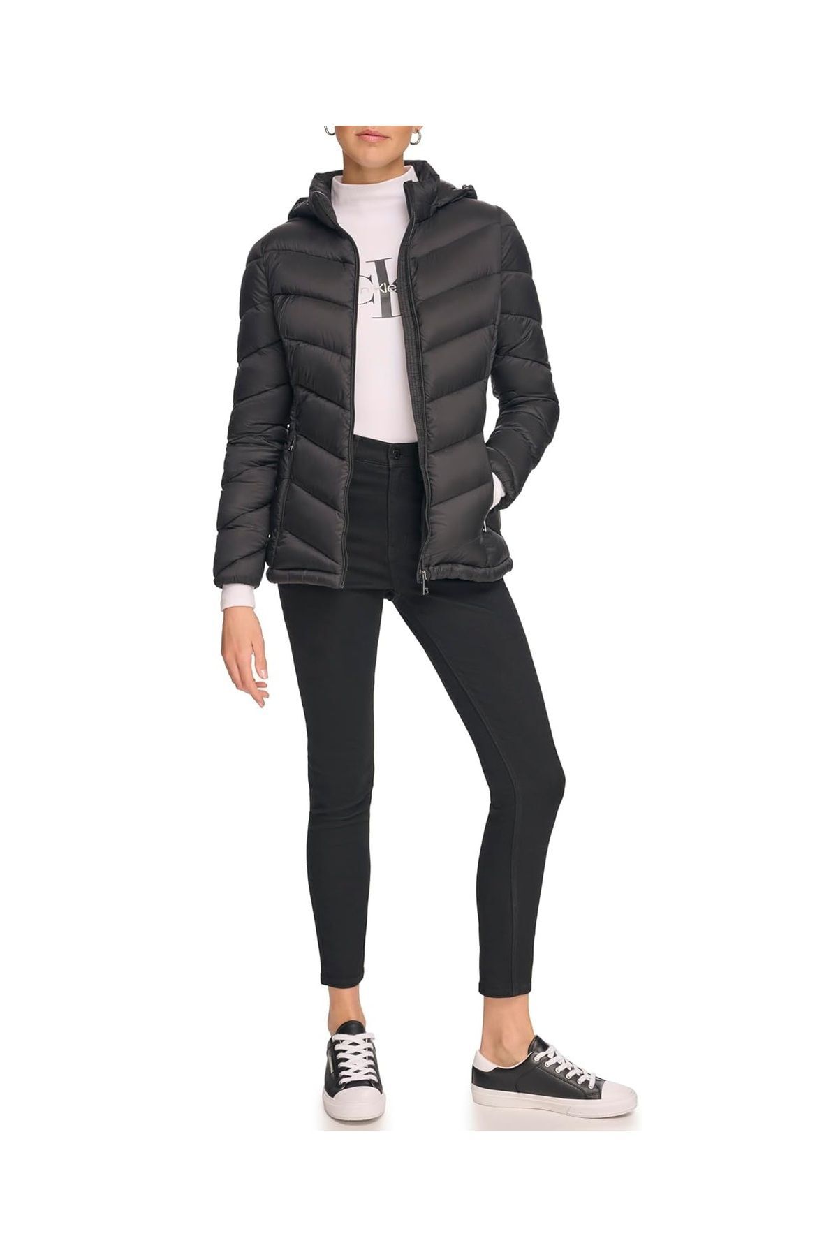 Kadın Mont Cw302485-blk