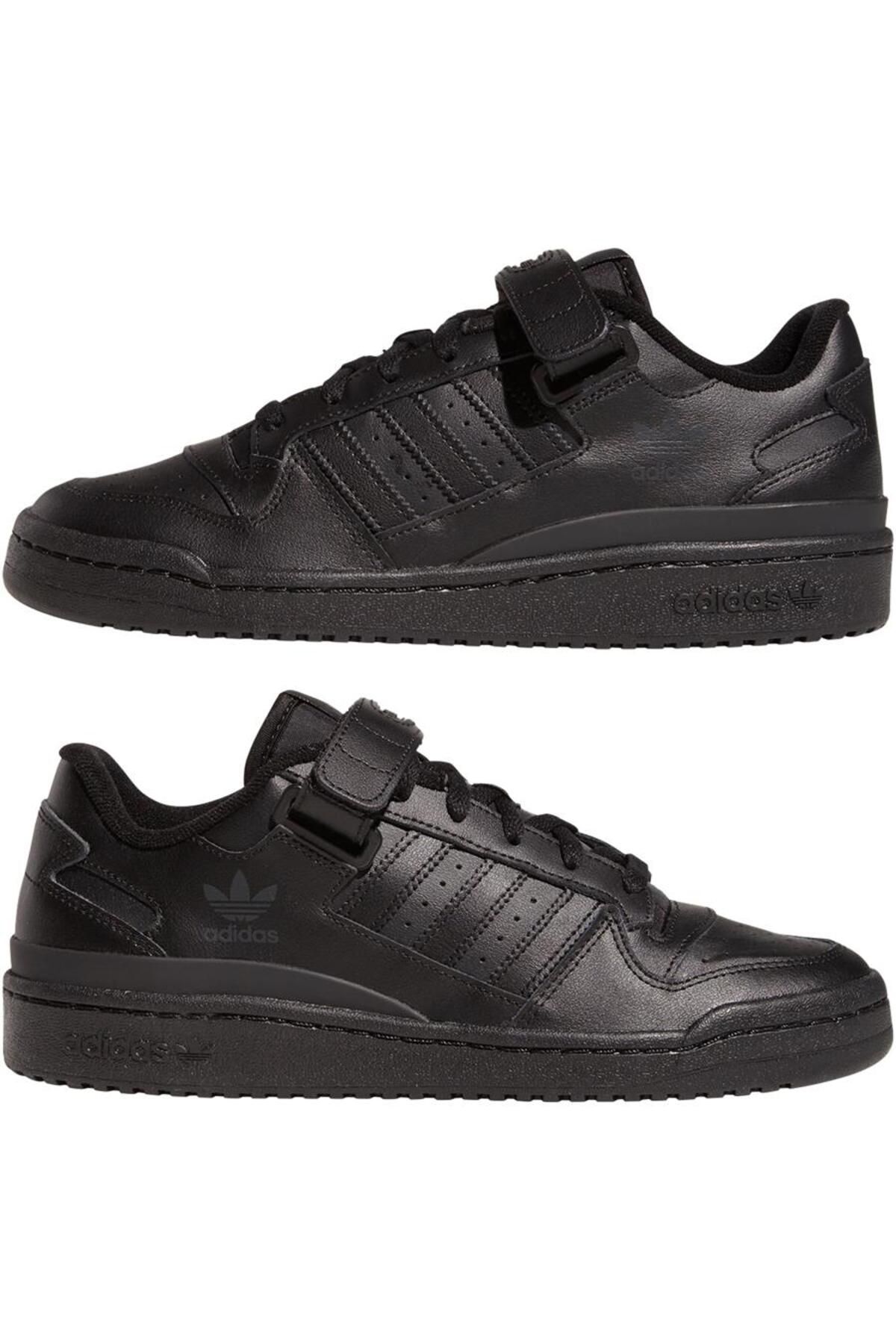 Forum Low Unisex Siyah Sneaker Kadin Spor Ayakkabı Gv9766 CBLACK/CBLACK/CBLACK - 41 1/3