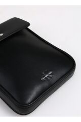 Siyah Erkek Airpods Uyumlu Kılıfı MONOGRAM SOFT PHONE CB Siyah