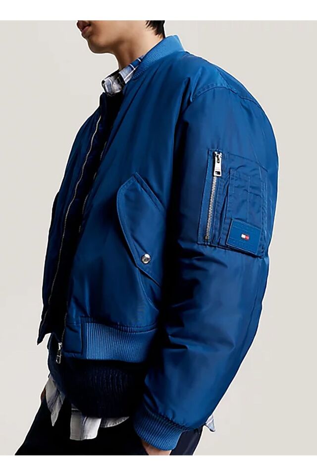 Slim Fit Mavi Erkek Ceket MW0MW32793C3J