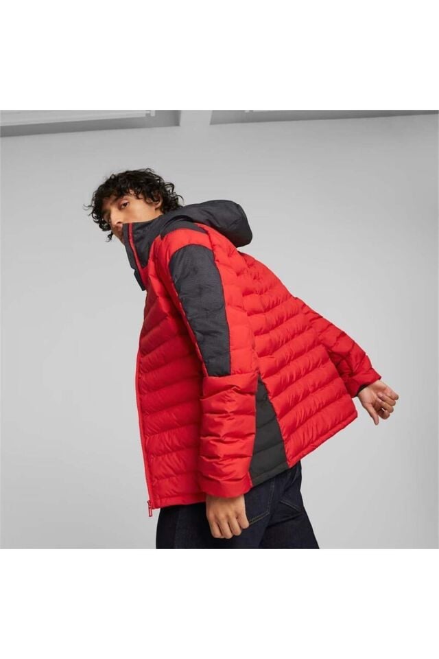 Ferrari Race MT7 Ecolite Padded Jacket SİYAH Erkek Mont