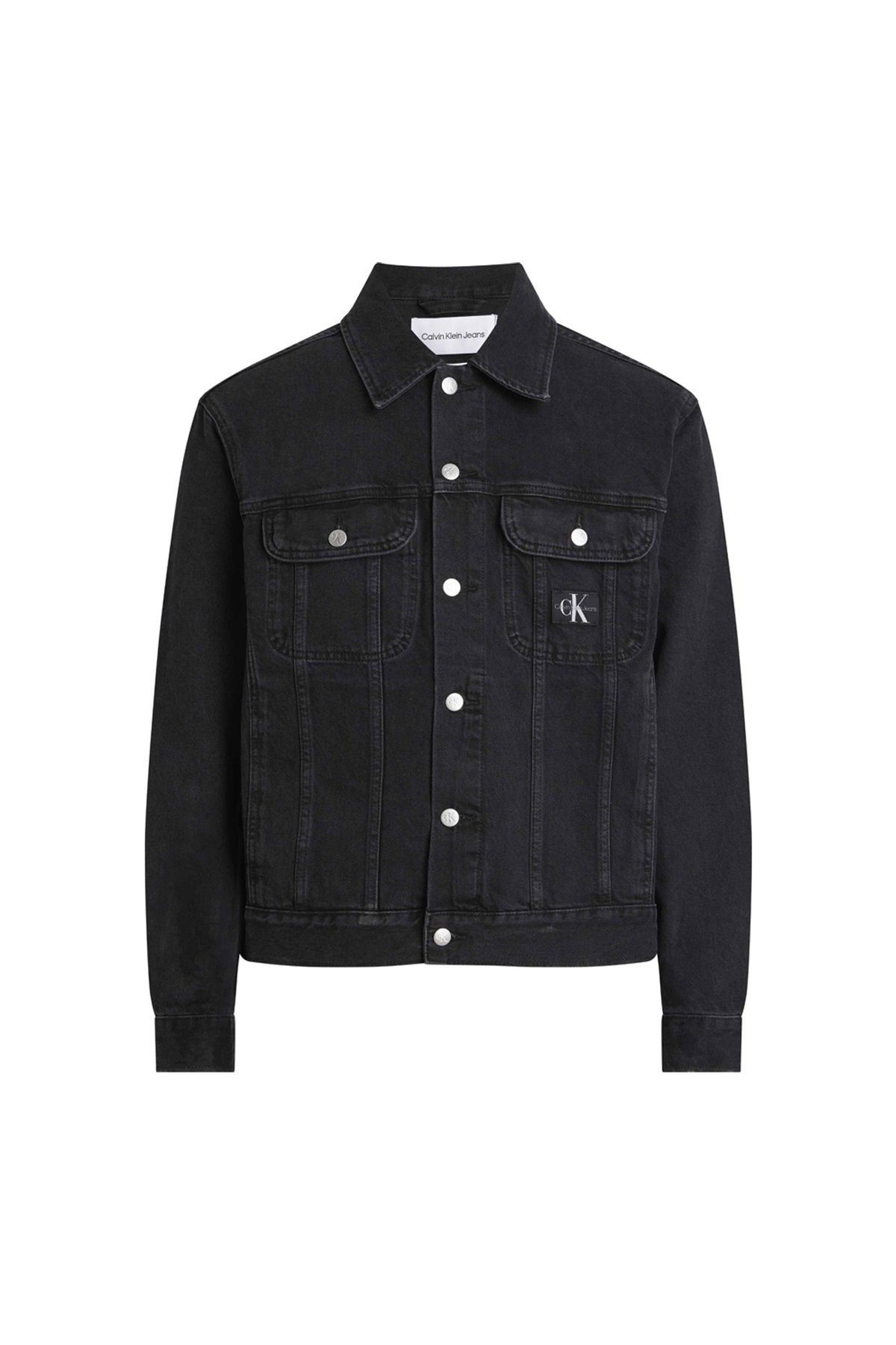 Jeans Denim Ceket Siyah - L