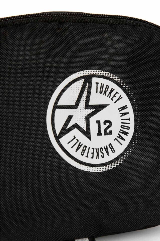 Basketbol Milli Takım Bel Çantası Unisex Bel Çantası 079816-01 Siyah