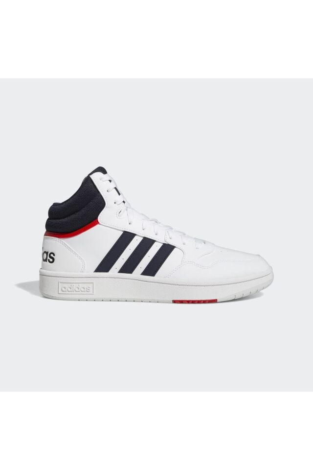 Beyaz - Hoops 3.0 Mıd Erkek High Sneaker