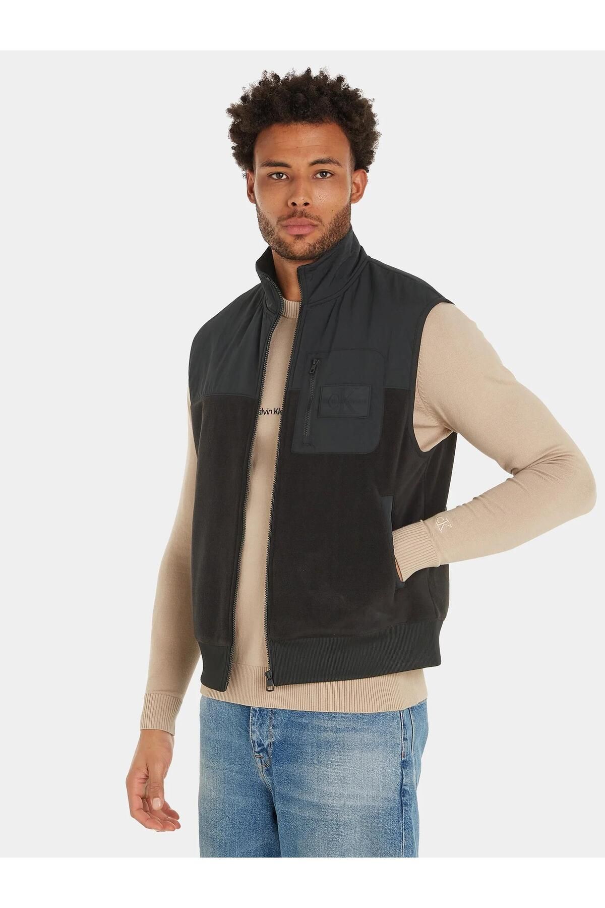 POLAR FLEECE OUTDOOR VEST SİYAH - S