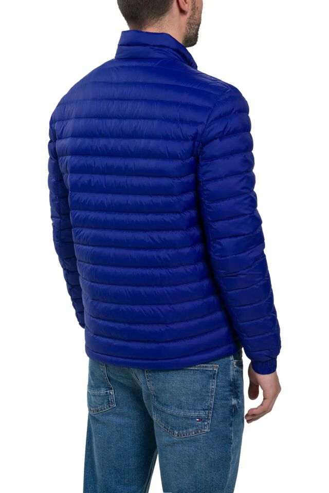 Packable Duck Down Feather Jacket Mavi - M