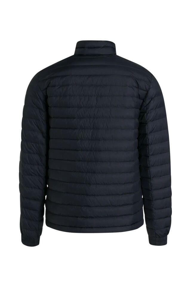 Packable Duck Down Feather Jacket Lacivert - M