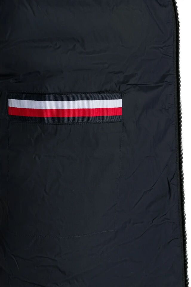 Packable Duck Down Feather Jacket Lacivert - M