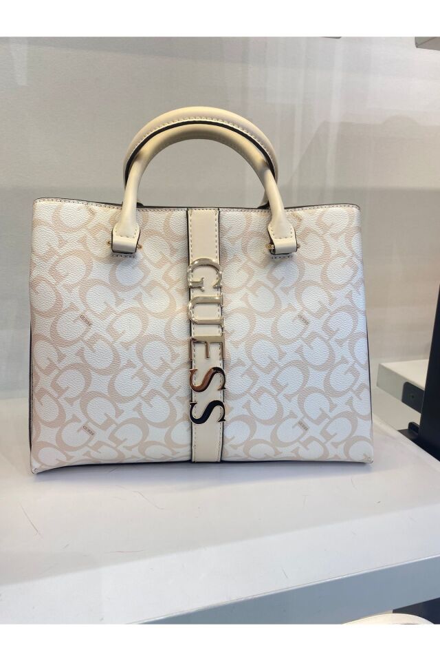 Women Garrick Satchel Handbag Stone - AA