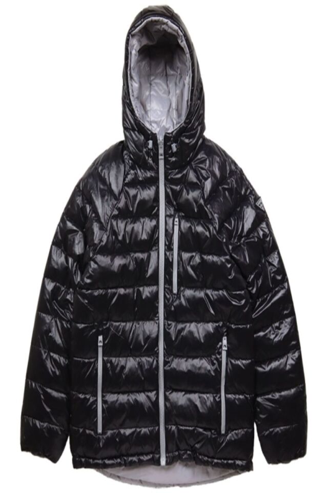 Limited Edition  Reversible Packable Jacket Siyah ve Gri - M