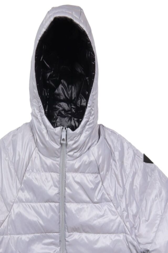 Limited Edition  Reversible Packable Jacket Siyah ve Gri - M