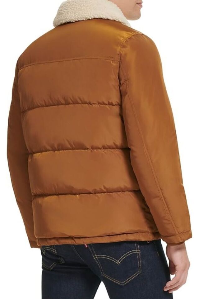 Sherpa Puffer Jacket Görseldeki renk - M