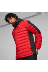 Ferrari Race Mt7 Ecolite Padded Jacket Erkek Mont Kırmızı - 2XL