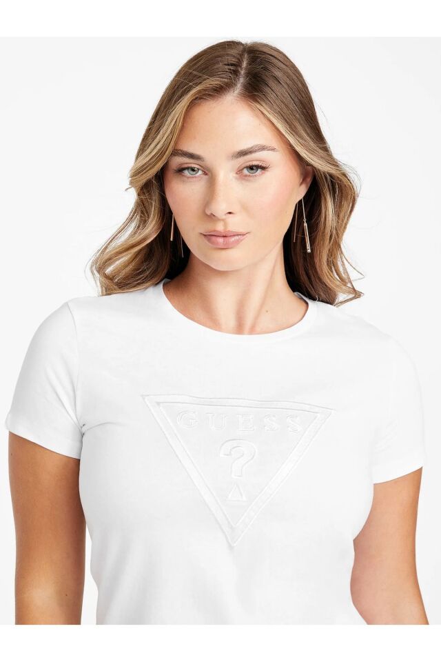 Eco Mellie Crewneck Tee Beyaz - XS