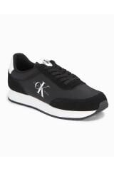 Retro Runner Low Top Sneakers SİYAH - 45