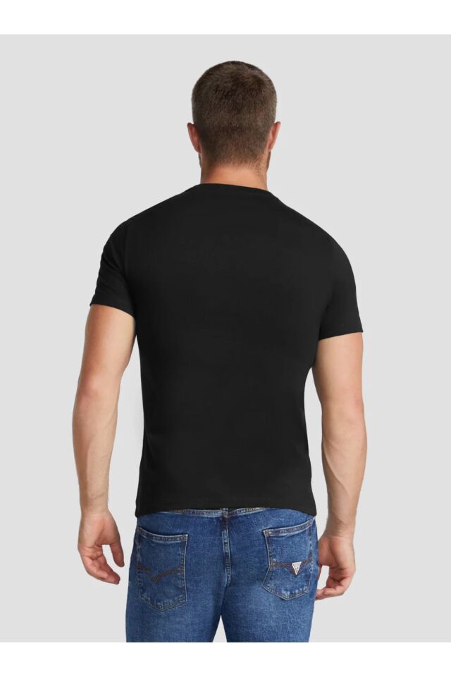 Eco didim logo t-shirt Siyah - M