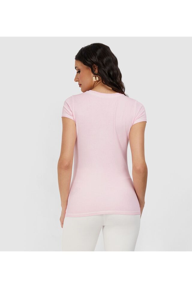 Logo Embroidered Short Sleeves Top Görseldeki renk - XS