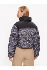 Cropped Aop Puffer SİYAH - XS