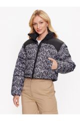 Cropped Aop Puffer SİYAH - XS