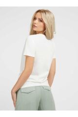 Animal Kadın Regular Fit T-Shirt Kırık Beyaz - S