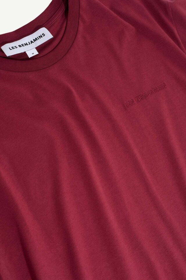 SHORT SLEEVE TEE Bordo - L