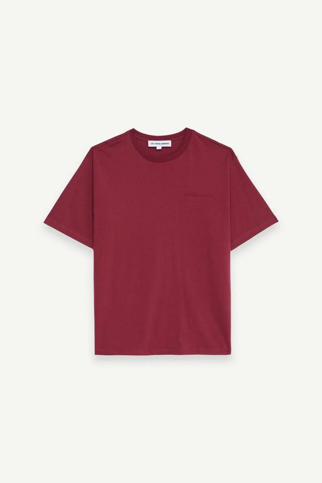 SHORT SLEEVE TEE Bordo - L