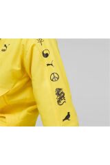 X Staple Anorak Jacket Erkek Suya Dayanıklı Kanguru Ceket 53982655 Sarı Sarı - M