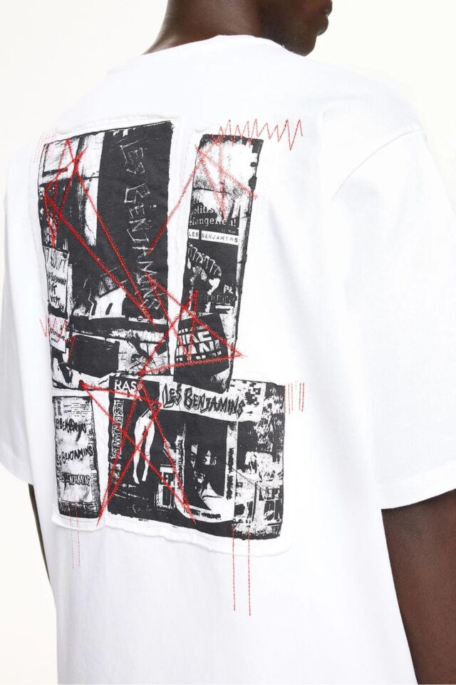 RELAXED TEE Beyaz - S