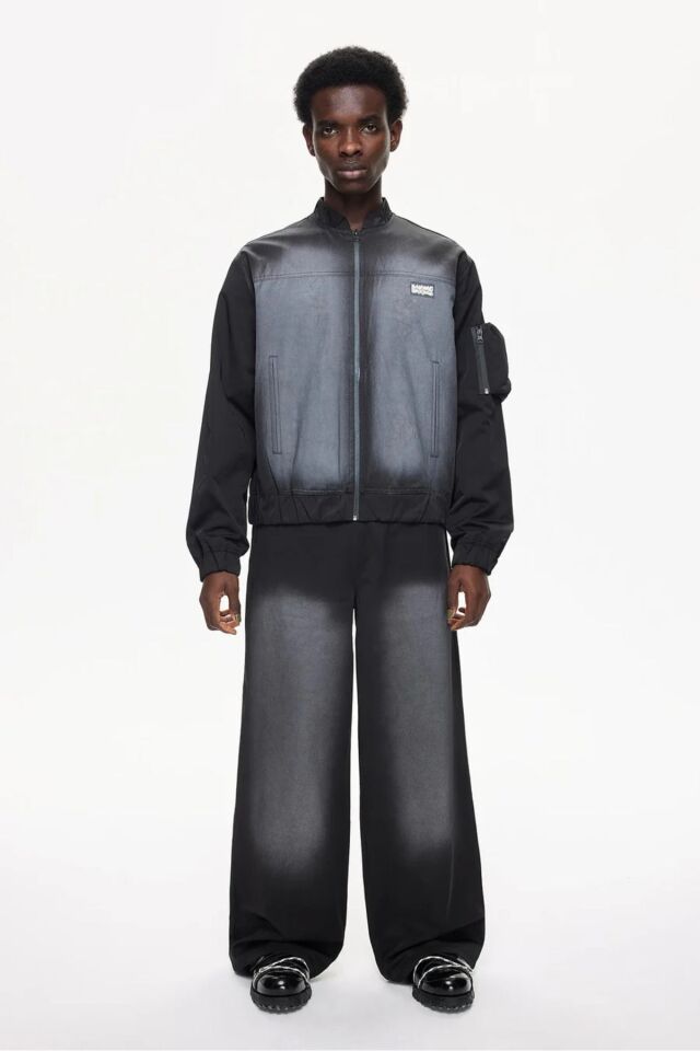 BOMBER JACKET ESKİTME SİYAH - M