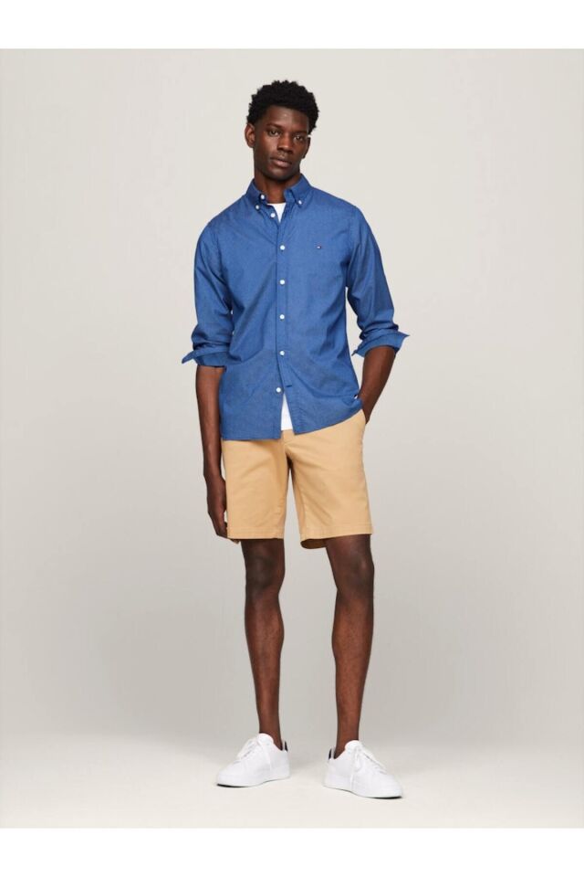 Flex mini Print SF Mavi Gömlek Görseldeki renk - M