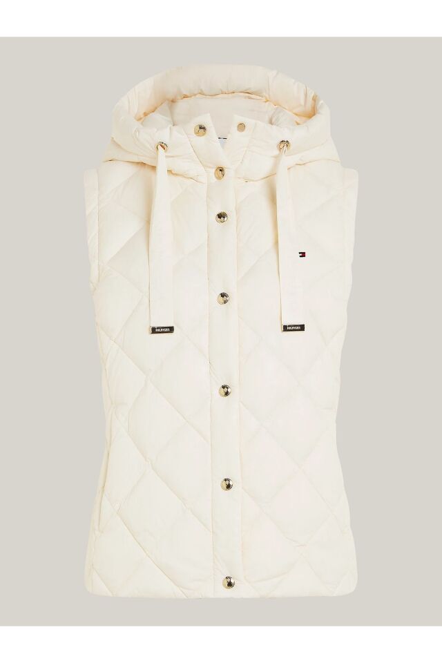 Classics Water Repellent Down Quilted Hooded Vest Görseldeki renk - M