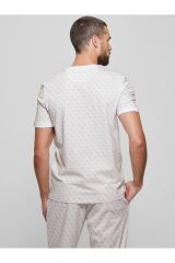 Jamey Erkek Aktif Regular Fit T-Shirt Beyaz - L