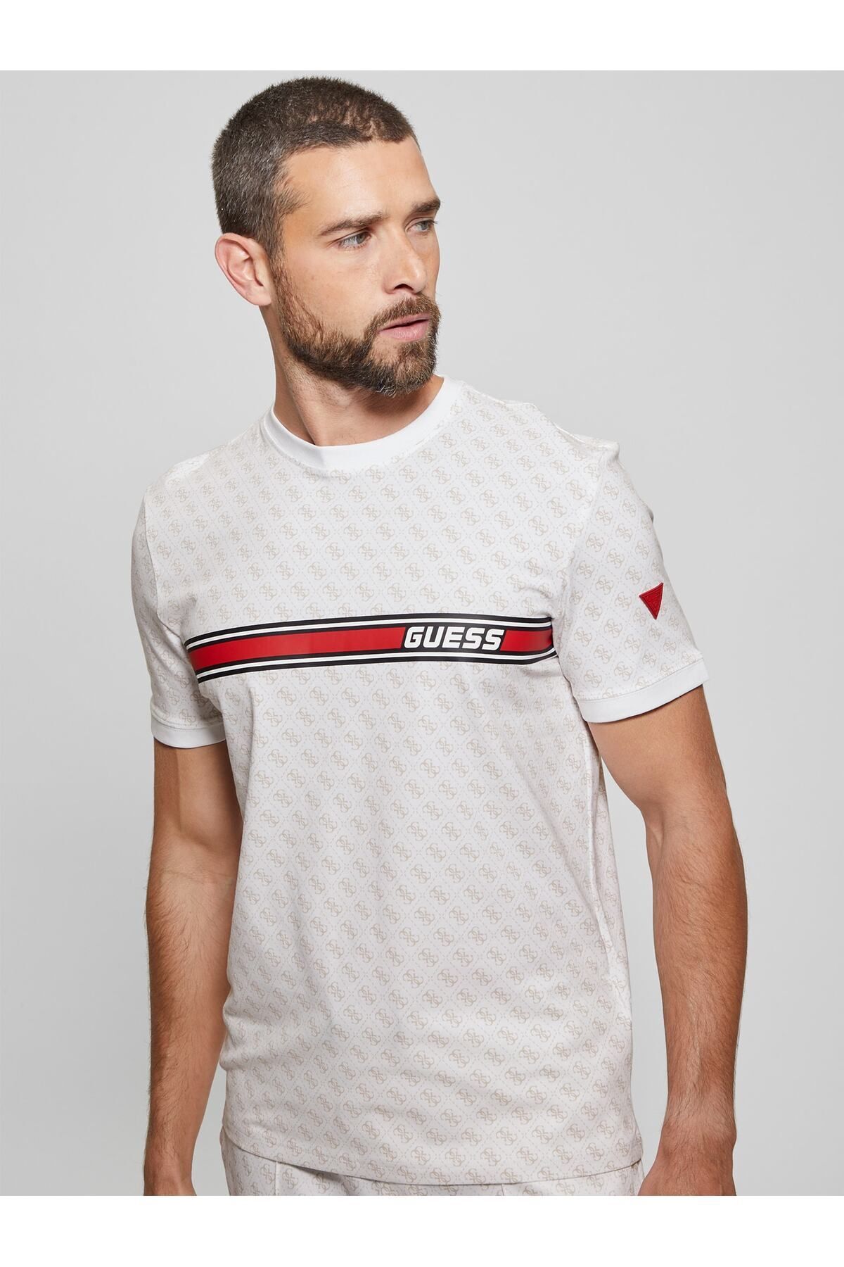 Jamey Erkek Aktif Regular Fit T-Shirt Beyaz - S