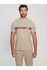 Jamey Erkek Aktif Regular Fit T-Shirt Bej - S