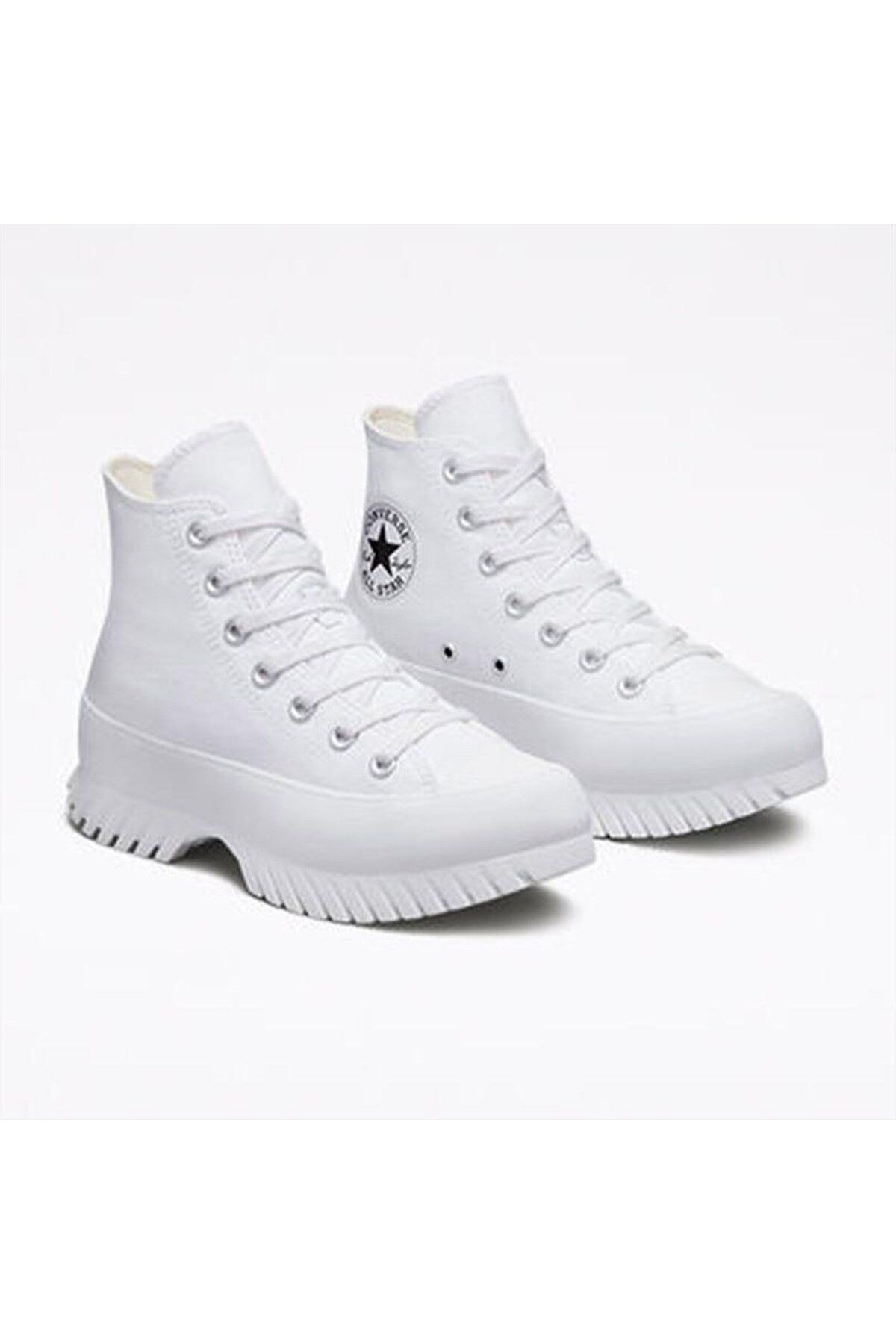 Chuck Taylor All Star Lugged 2.0 Platfrom Unisex Beyaz Sneaker Beyaz - 38