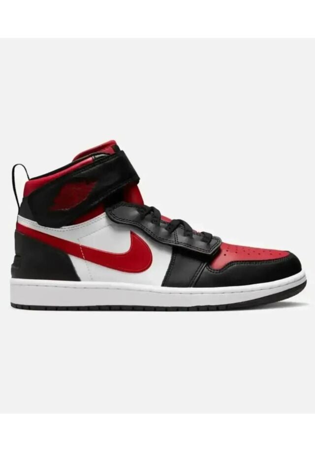 Air Jordan 1 Hi FlyEase Kadın Spor Ayakkabısı Kırmızı-Siyah - 39