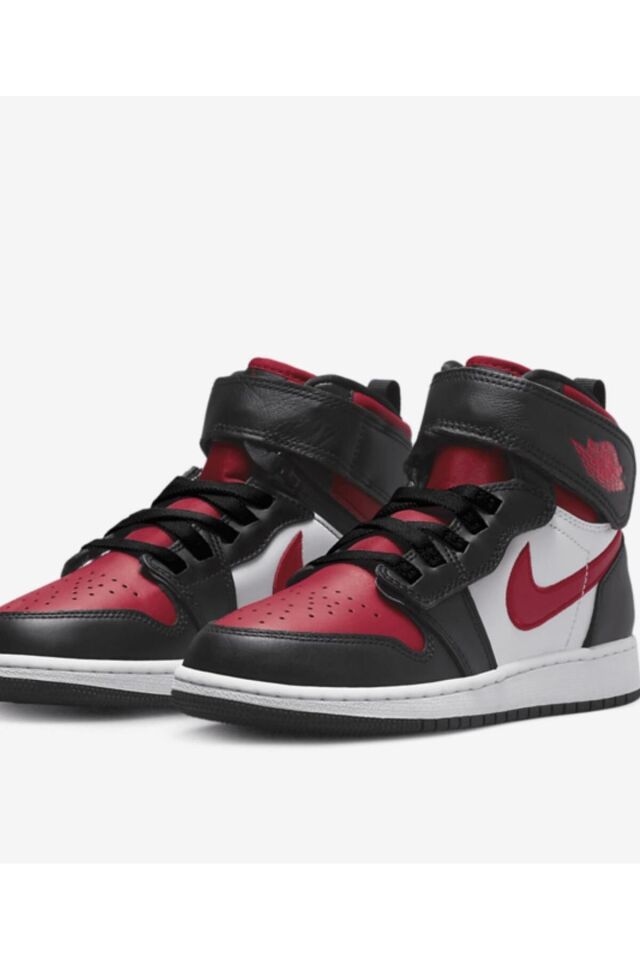 Air Jordan 1 Hi FlyEase Kadın Spor Ayakkabısı Kırmızı-Siyah - 38,5