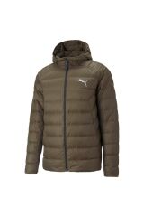 84935562 Packlite Hooded Down Jacket Erkek Spor Ceket Yeşil - XL