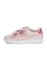 Pembe -  Sneaker - Puma Smash v2 Bfly V PS Almond Blossom-A - 38846101 Almond-Sunset Pink-Silver - 35