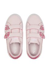 Pembe -  Sneaker - Puma Smash v2 Bfly V PS Almond Blossom-A - 38846101 Almond-Sunset Pink-Silver - 35
