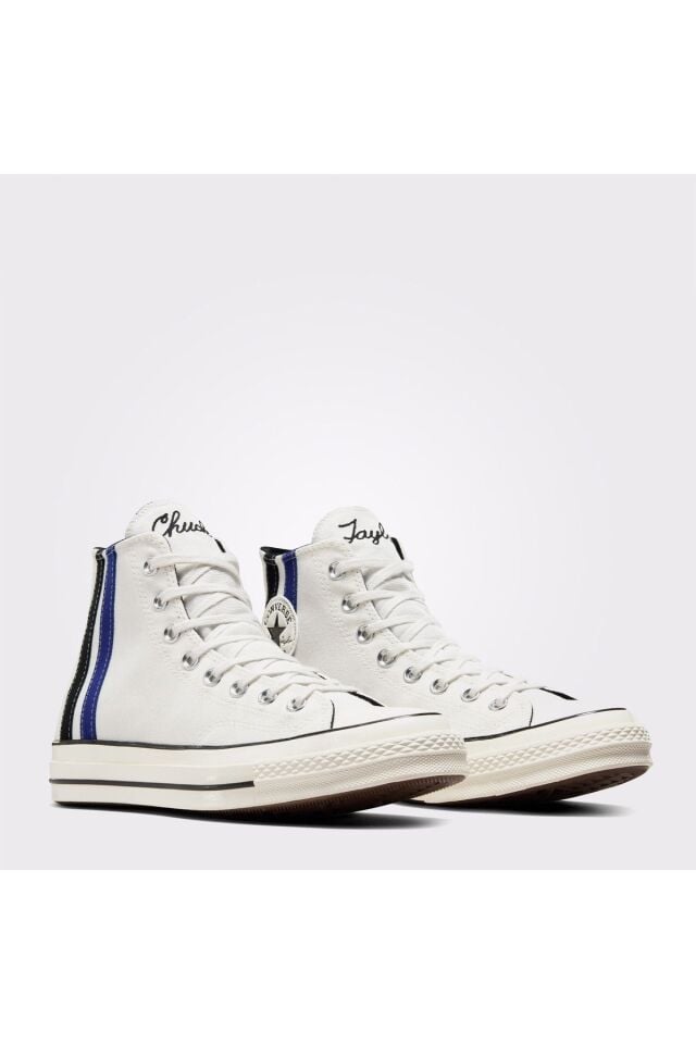 Chuck 70 Archival Stripes Unisex Beyaz Sneaker 103-Beyaz - 40